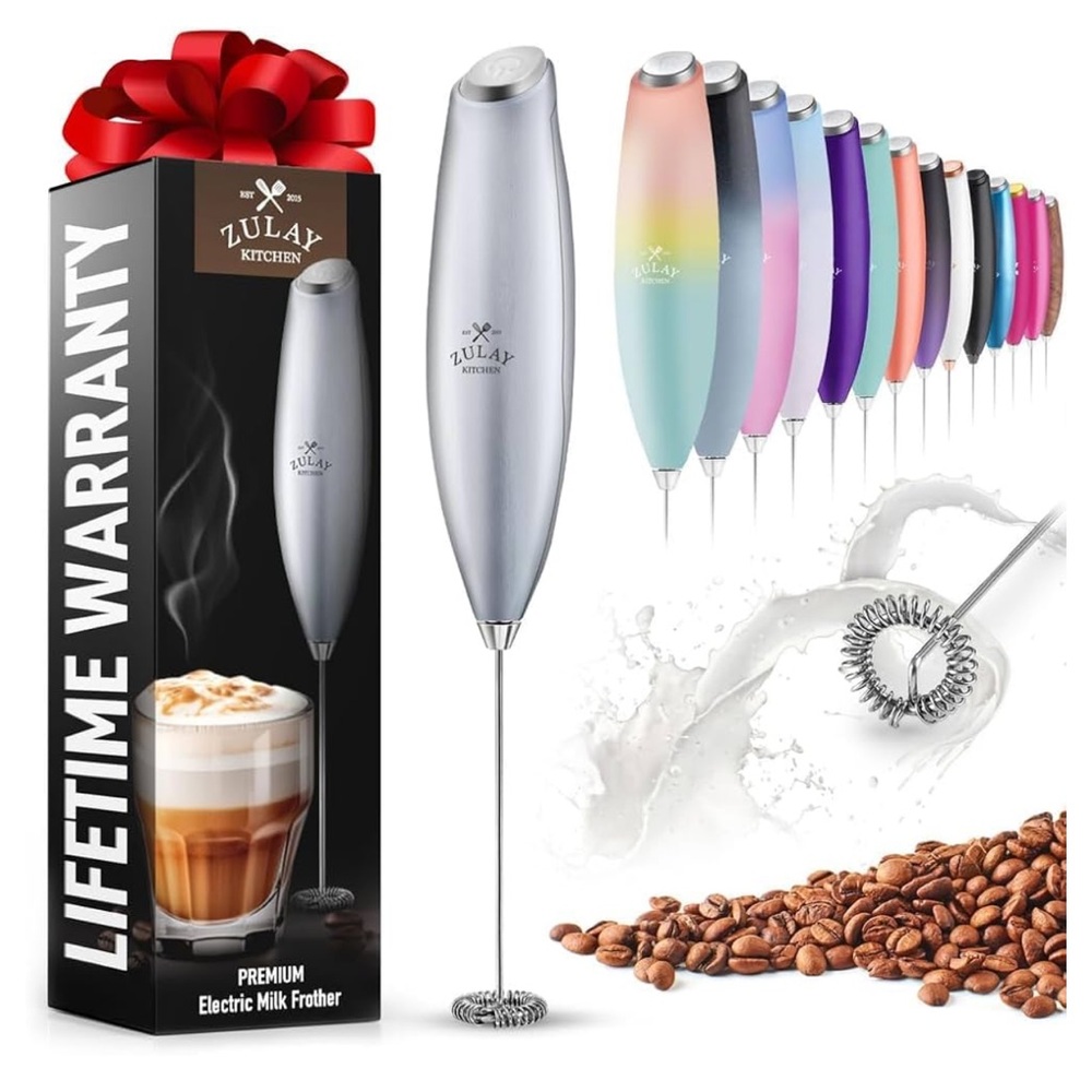 Black Electric Milk Frother